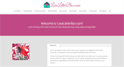 Desktop Screenshot of loveletterbox.com